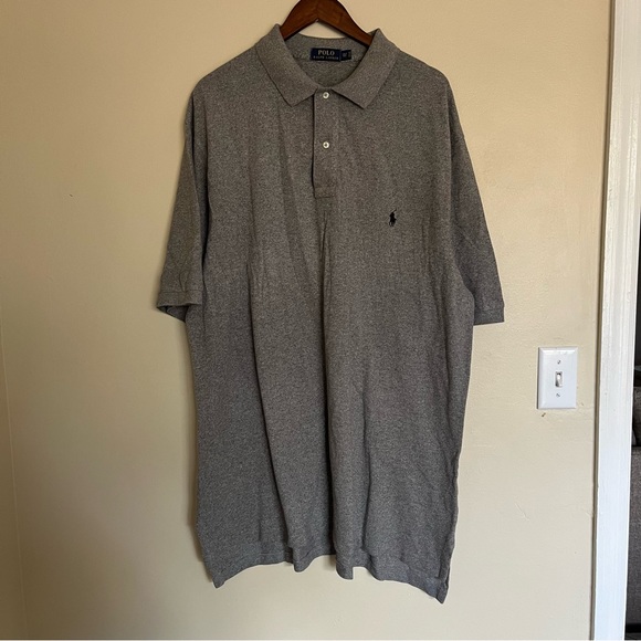 Polo Ralph Lauren Gray Soft Polo Size 2XL Tall - Picture 3 of 5